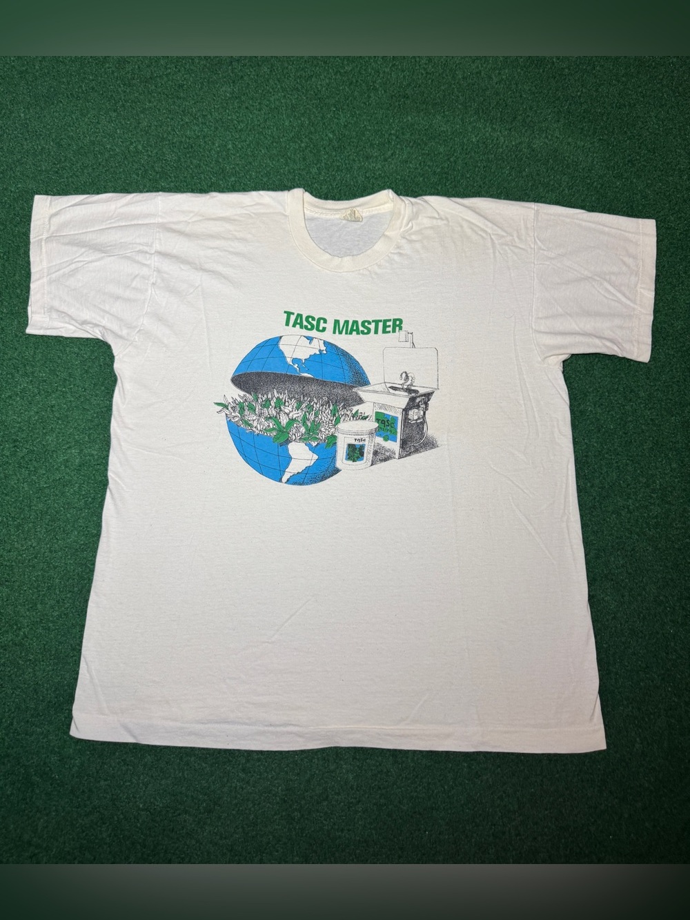Tasc Master Vintage T Shirt 80s 90s XL Industrial Cleaning Cleaner